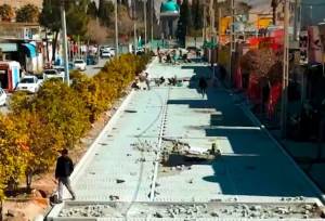 بهسازی و سنگ‌فرش محور آرامگاه سعدی به ۲۵ درصد پیشرفت رسید