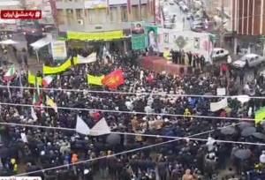 جلوه‌ای تماشایی از حضور حماسی مردم پارس آباد در ۲۲ بهمن
