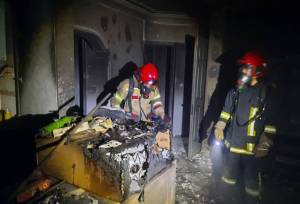 آتش‌سوزی یک ساختمان مسکونی در مشهد با یک مصدوم