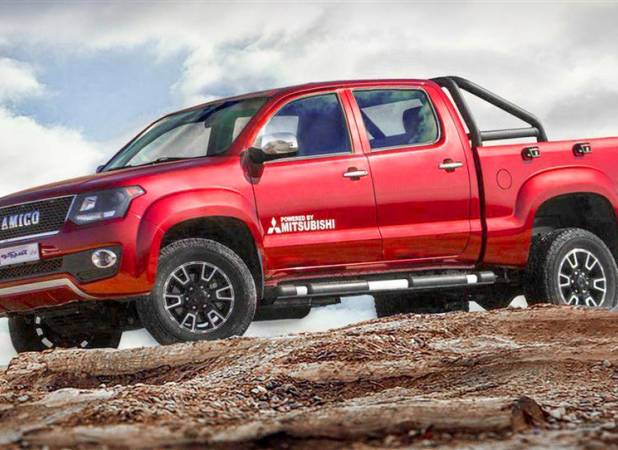 پیکاپ آسنا توربو اتوماتیک با پیشرانه Mitsubishi