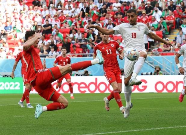 لحظه کلیدی برد ایران مقابل ولز