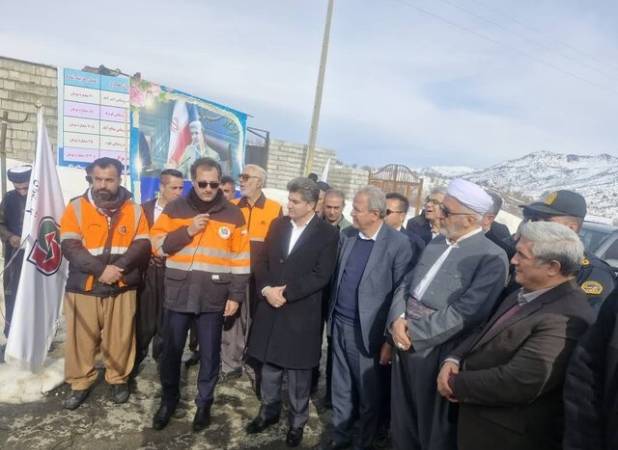 طرح‌های بهسازی راه‌های روستایی در پنج شهرستان کردستان افتتاح شد