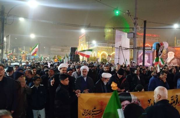 راهپیمایی باشکوه مردم دیار سلطان در خونخواهی رهبر شهید