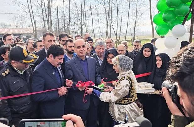 افتتاح پروژه‌ های عمرانی خمام با حضور معاون رئیس‌ جمهور