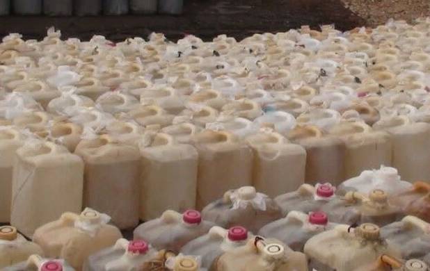 ۴۲۰۰ لیتر گازوئیل قاچاق در مرز خسروی کشف شد