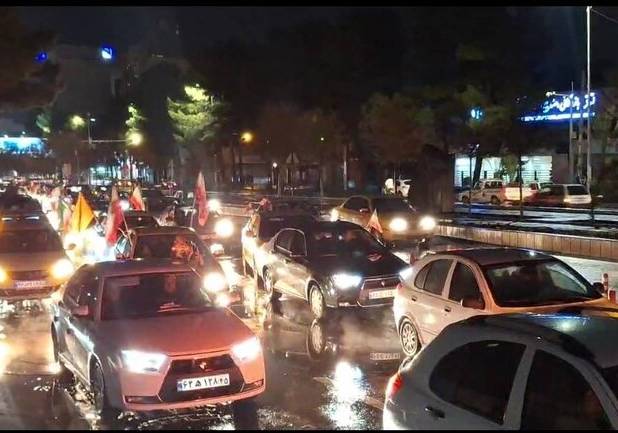 رژه خودرویی اقتدار ایران اسلامی در خیابان های کرمان