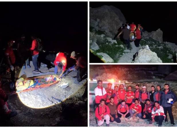 کوهنورد مصدوم در ارتفاعات بیرمی نجات یافت