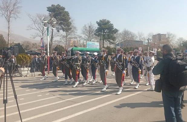 آیین تشییع پیکر امیر محمدی‌فر فرمانده اسبق نیروی زمینی ارتش برگزار شد 