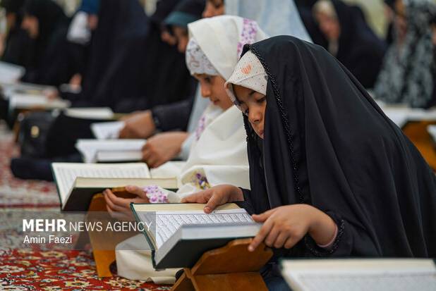 نوای جزخوانی قرآن در مساجد مراغه طنین‌انداز شد