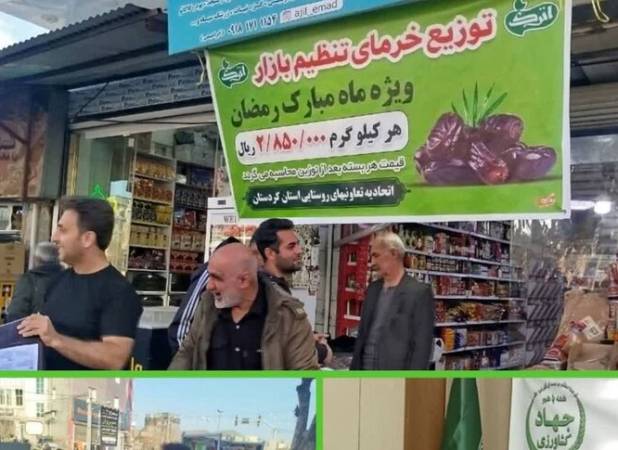آغاز توزیع خرمای تنظیم بازار در کردستان