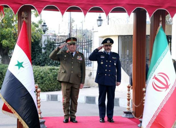 امیر نصیرزاده با وزیر دفاع سوریه دیدار کرد