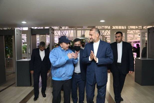 دیدار امیرعبداللهیان با رئیس جمهور نیکاراگوا