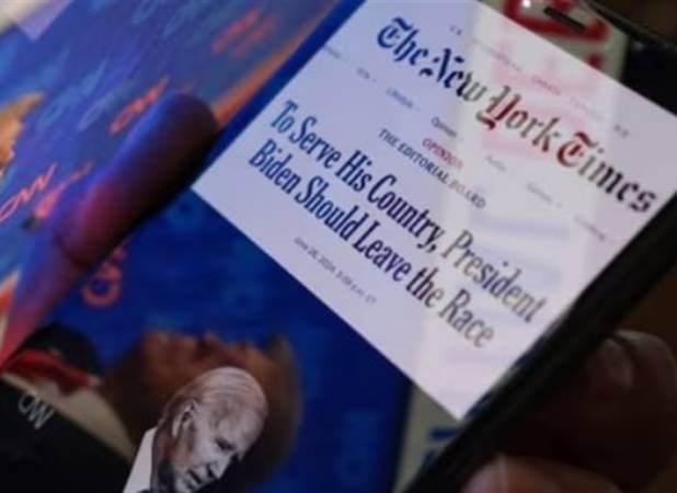 درخواست نیویورک تایمز از بایدن برای کنار کشیدن از انتخابات