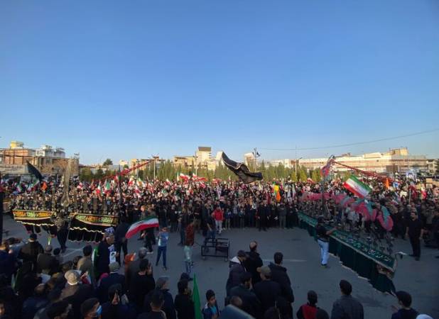 عزاداری کرمانی‌ها در سوگ مولا علی (ع) و رهبر شهید