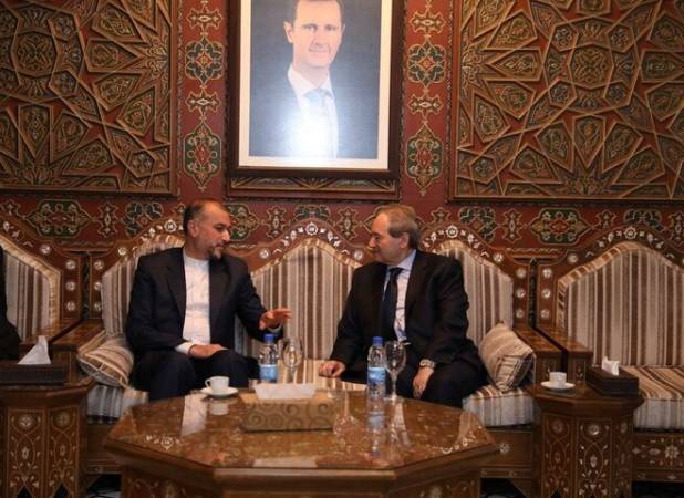 امیرعبداللهیان وارد فرودگاه دمشق شد