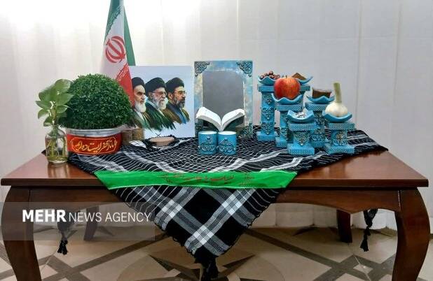 سفره‌های هفت‌سین شهدایی؛ «قاب‌های ماندگار» به یاد رهبر شهید انقلاب