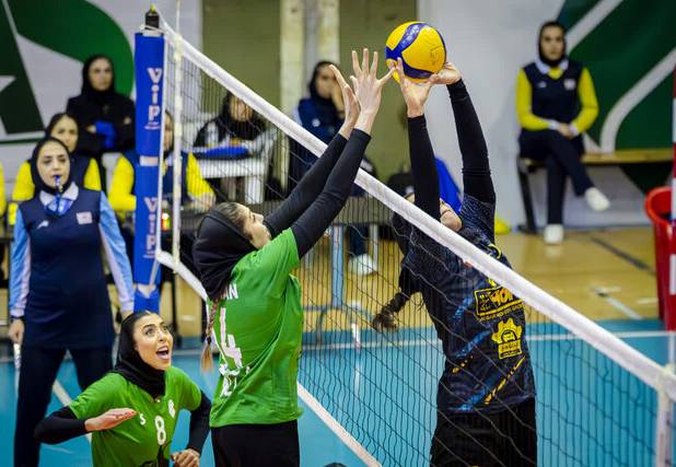 جدال ماجان مازندران و سایپا برای صدر جدول لیگ برتر والیبال زنان