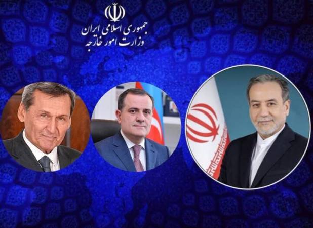 گفت‌وگوی عراقچی با همتایان آذربایجانی و ترکمنستانی