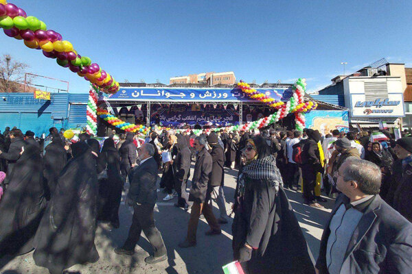 حضور جامعه ورزش در راهپیمایی ۲۲ بهمن