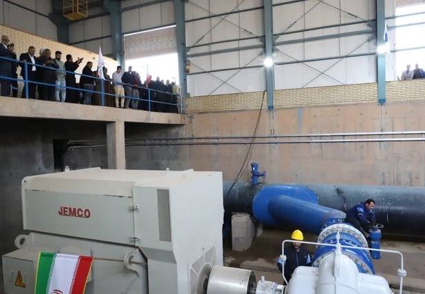 آغاز اجرای خط انتقال آبرسانی به شهر الوان و روستاهای تابعه