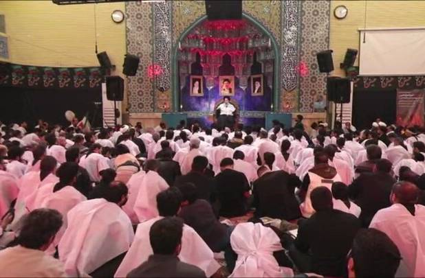 یزدی‌ها کفن‌پوش با امام امت بیعت کردند
