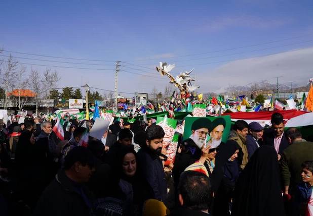 راهپیمایی ۲۲ بهمن در یاسوج آغاز شد