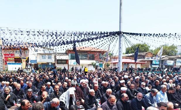 اقامه نماز ظهر عاشورایی در سراسر مازندران+عکس
