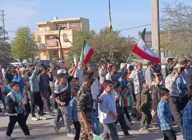 راهپیمایی ۲۲ بهمن در چاه‌مبارک