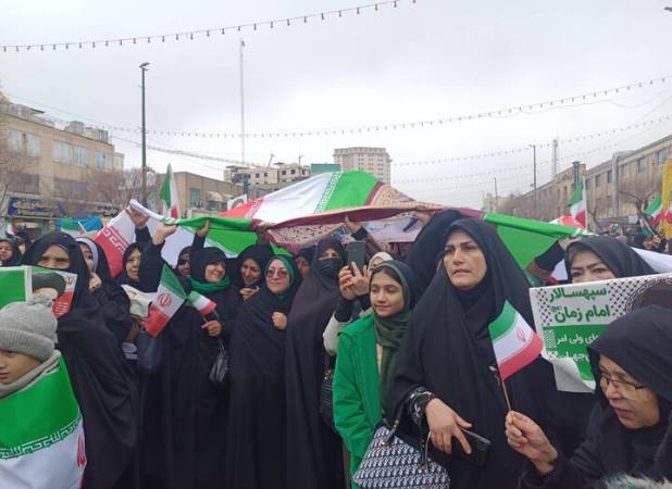 آغاز راهپیمایی ۲۲ بهمن در مشهدالرضا(ع)