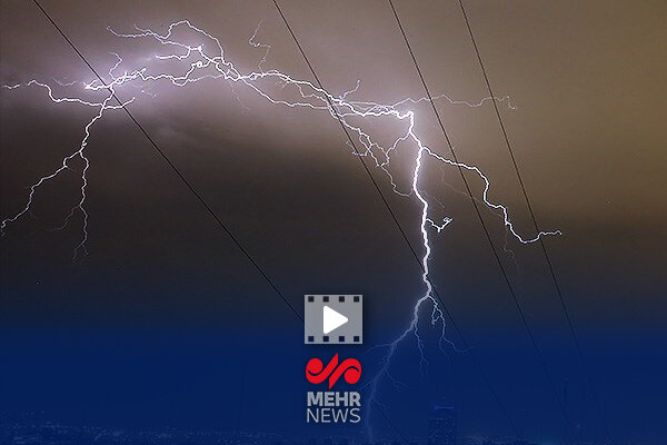 غرش آسمان در تبریز