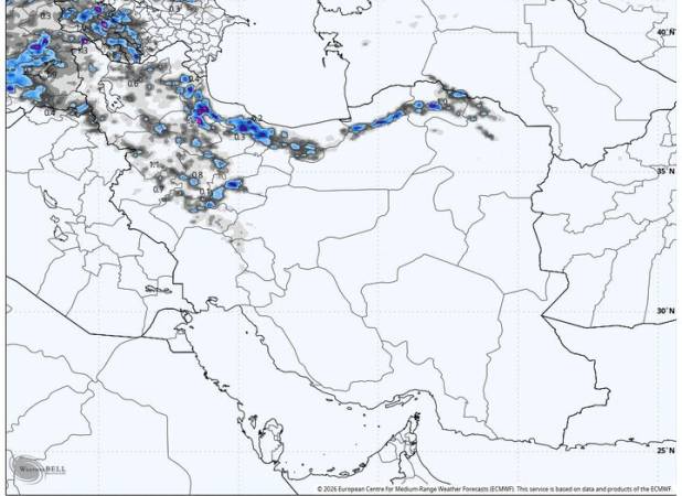 ثبت کمینه دمای تاریخی ۱۰ درجه در تهران