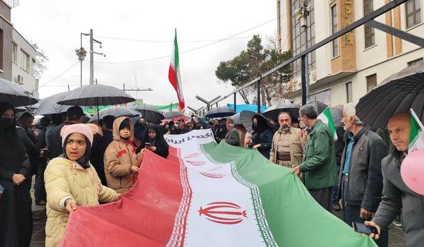 آغاز راهپیمایی ۲۲ بهمن در سنندج