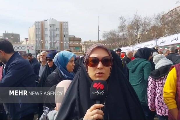 گزارش مهر از خروش مردم ولایتمدار اسلامشهر در سالروز پیروزی انقلاب