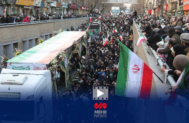 مردم در مراسم تشییع شهدای اغتشاشات اخیر چه گفتند؟