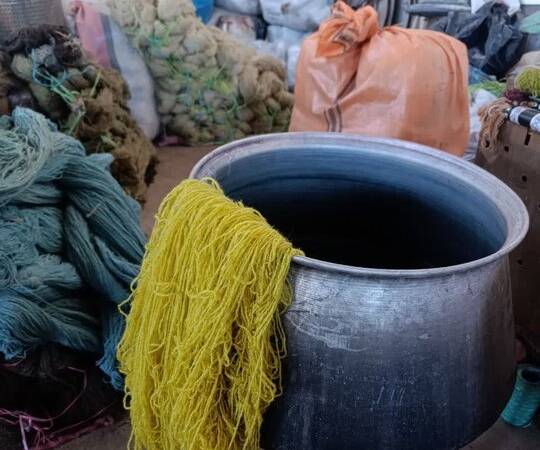 احیای رشته رنگرزی سنتی در همدان