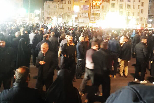 جوش و خروش وصف نشدنی شهرقدسی ها در پی خونخواهی رهبر شهید