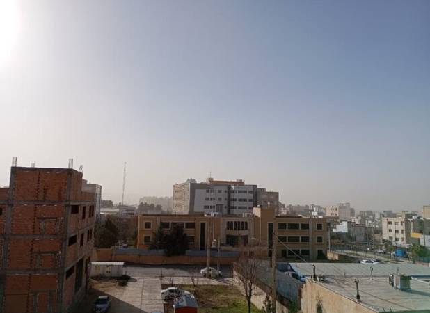 غلظت گرد و غبار ایلام هم اکنون ۵ برابر حد مجاز است