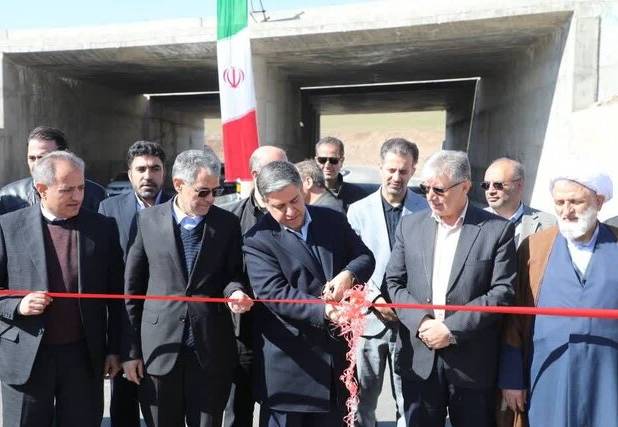 بهره‌برداری از تقاطع غیرهمسطح فاراب در جاده سرچم به اردبیل