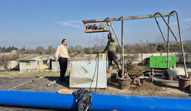 پایان عملیات رفع نشتی و شستشوی مخزن ذخیره آب شرب ۵ هزارمترمکعبی شهرستان بندرگز