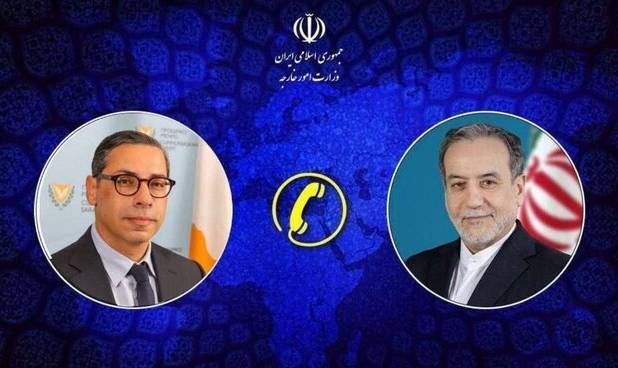 وزیر امور خارجه قبرس با عراقچی رایزنی کرد