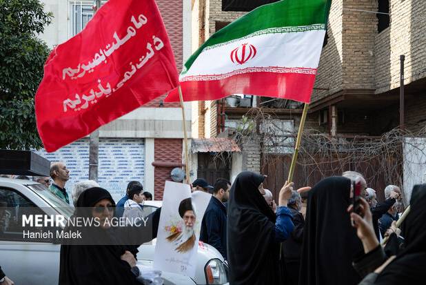 قیام مردم قصرقند در سوگ رهبر شهید