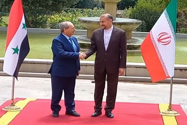 استقبال امیرعبداللهیان از وزیر امورخارجه سوریه