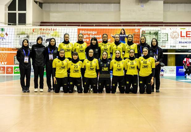 قهرمانی دختران والیبال سپاهان در کاوا