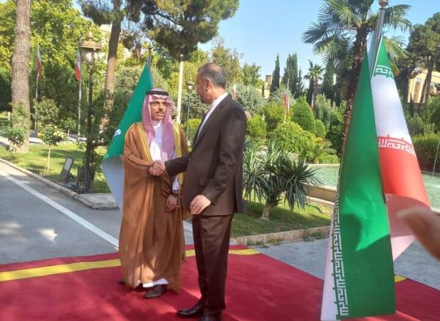 «فیصل بن فرحان» با امیرعبداللهیان دیدار کرد