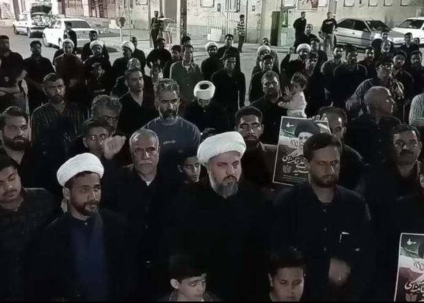 اجتماع مردم انقلابی فهرج در خونخواهی قائد امت 