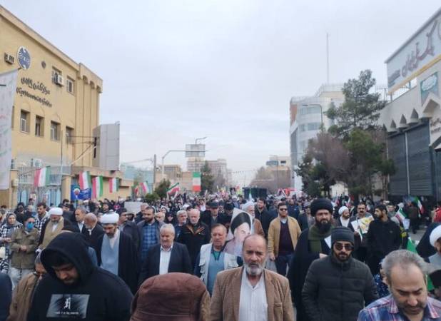 آغاز راهپیمایی ۲۲ بهمن در قم