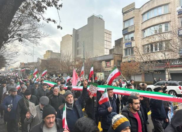راهپیمایی باشکوه ۲۲بهمن در تبریز