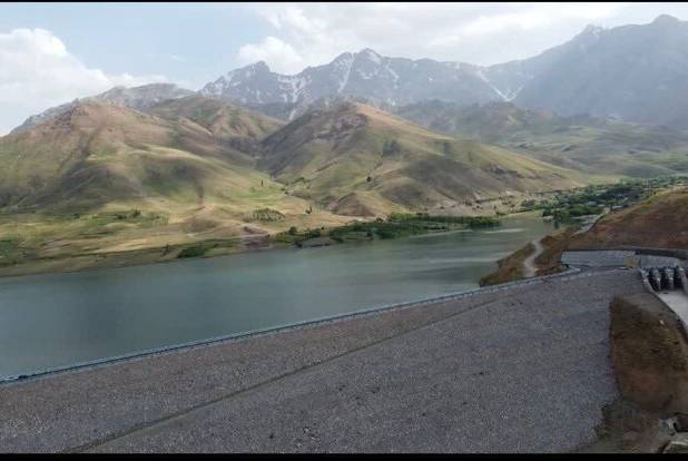 تصاویری از افتتاح سد «کمندان» با حضور رئیس جمهور