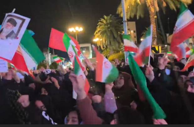 اجتماع شبانه عاشقان رهبری در بهشهر