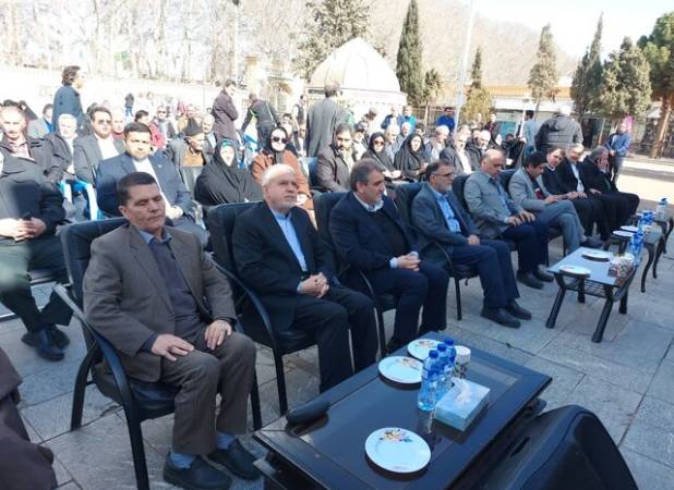 رونمایی از المان بایزید بسطامی با حضور وزیر میراث فرهنگی